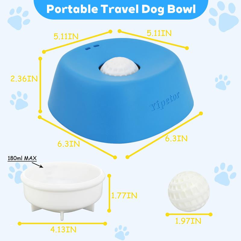 Slow Feeder Licking Bowl — No-Spill Liquid Treat Bowl for Dogs