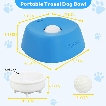 Slow Feeder Licking Bowl — No-Spill Liquid Treat Bowl for Dogs