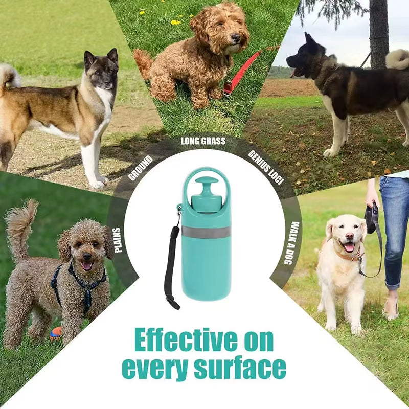 Portable Dog Pooper Scooper — Handheld, No-Touch, Built-In Bag