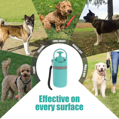 Portable Dog Pooper Scooper — Handheld, No-Touch, Built-In Bag