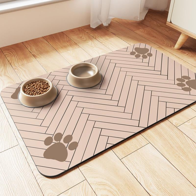 Absorbent Feeding Mat for Cats & Dogs — Waterproof & Fast Drying