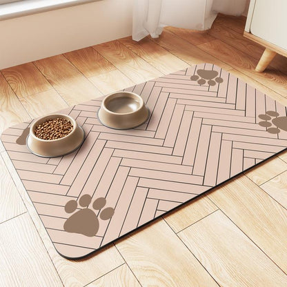 Absorbent Feeding Mat for Cats & Dogs — Waterproof & Fast Drying