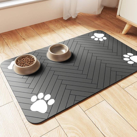 Absorbent Feeding Mat for Cats & Dogs — Waterproof & Fast Drying