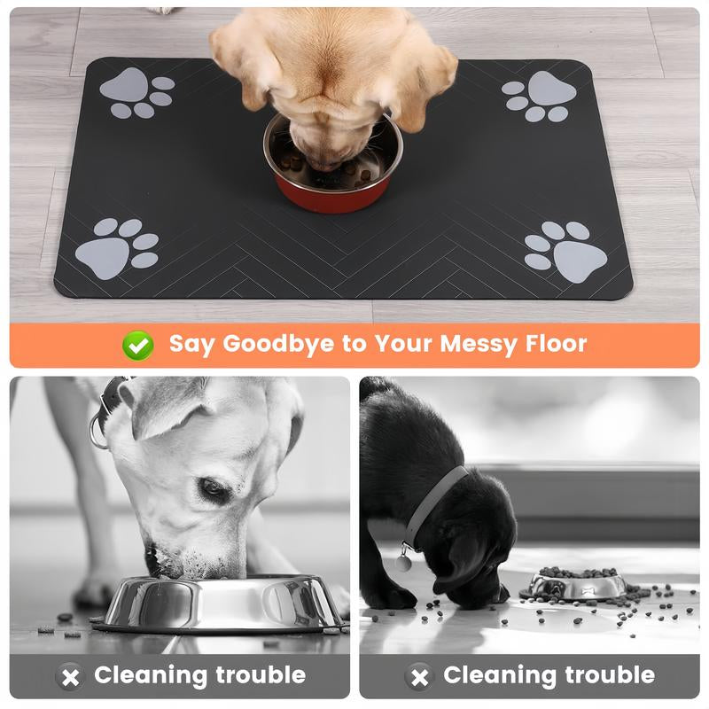 Absorbent Feeding Mat for Cats & Dogs — Waterproof & Fast Drying