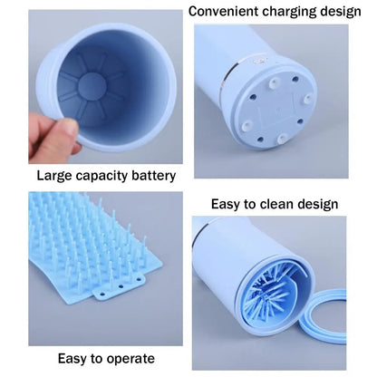 Automatic Dog Paw Washer — Electric, USB Rechargeable, Paw Cleaner