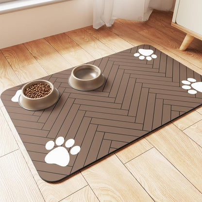 Absorbent Feeding Mat for Cats & Dogs — Waterproof & Fast Drying