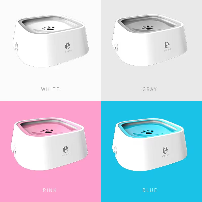 Anti-Spill Floating Water Bowl — Clean Drinking for Dogs & Cats