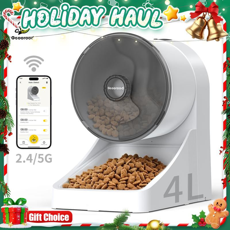 Quiet Care Feeder — Smart 4L Automatic Feeding for Thoughtful Pets