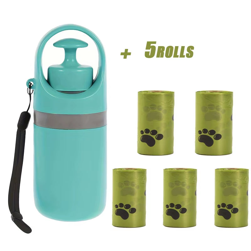 Portable Dog Pooper Scooper — Handheld, No-Touch, Built-In Bag