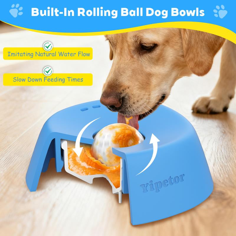 Slow Feeder Licking Bowl — No-Spill Liquid Treat Bowl for Dogs