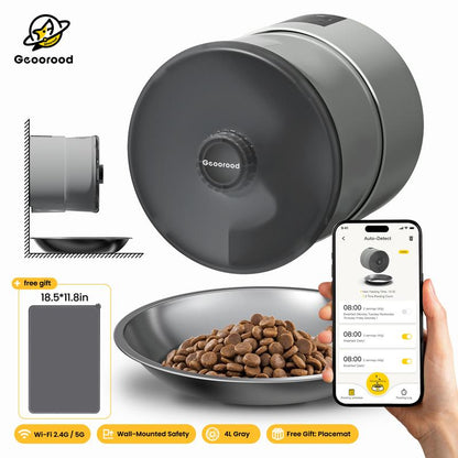 Quiet Care Feeder — Smart 4L Automatic Feeding for Thoughtful Pets