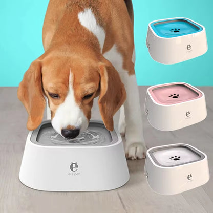 Anti-Spill Floating Water Bowl — Clean Drinking for Dogs & Cats