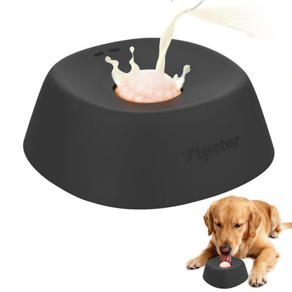 Slow Feeder Licking Bowl — No-Spill Liquid Treat Bowl for Dogs