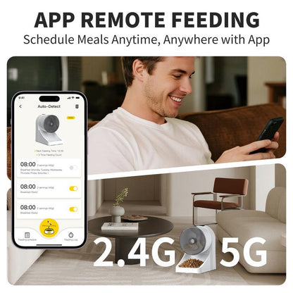 Quiet Care Feeder — Smart 4L Automatic Feeding for Thoughtful Pets