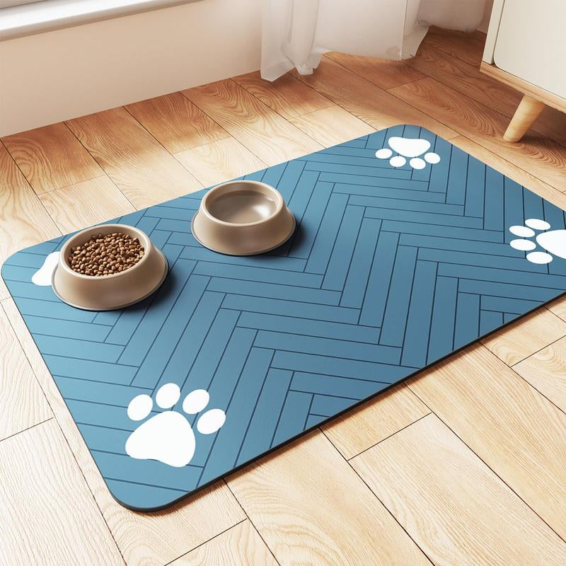 Absorbent Feeding Mat for Cats & Dogs — Waterproof & Fast Drying