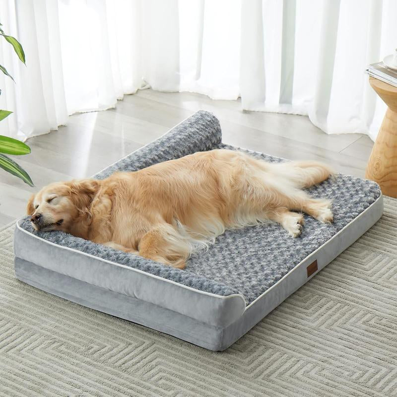 Extra Large Orthopedic Dog Bed — Waterproof, Washable, Self-Warming