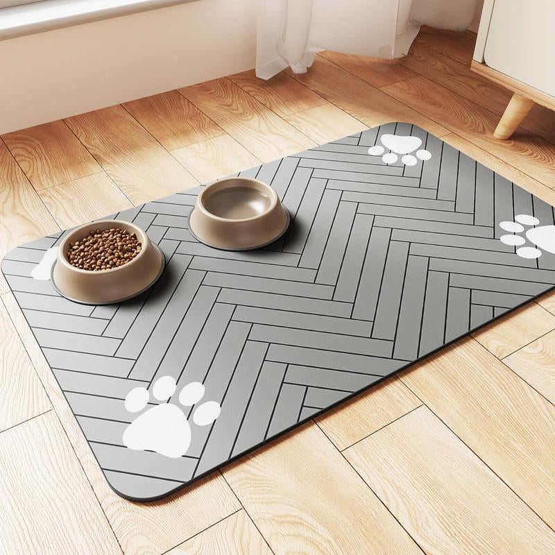 Absorbent Feeding Mat for Cats & Dogs — Waterproof & Fast Drying