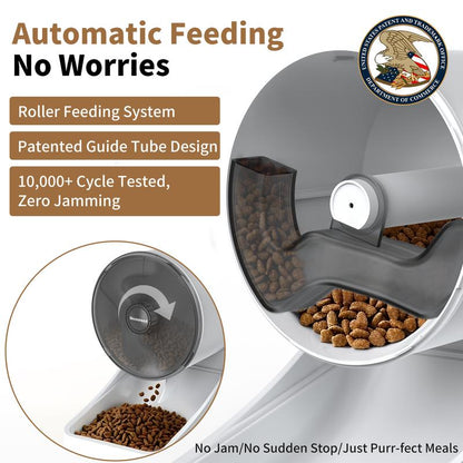 Quiet Care Feeder — Smart 4L Automatic Feeding for Thoughtful Pets